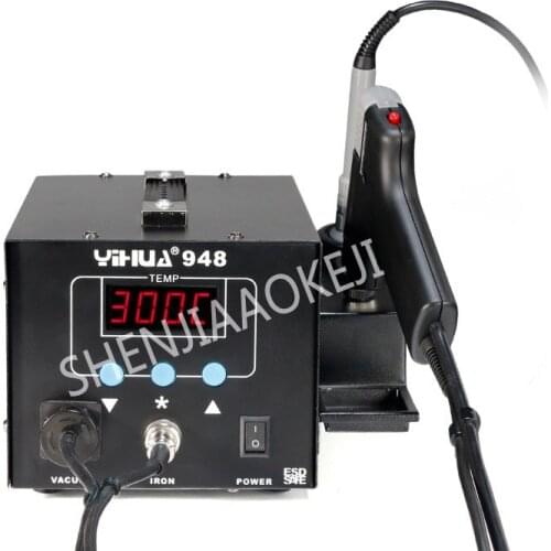 1PC Suction Gun Welding Station 220V/110V Two In One Digital Tin Gun Desoldering Station Smart Suction Tin Gun LED Digital Tube