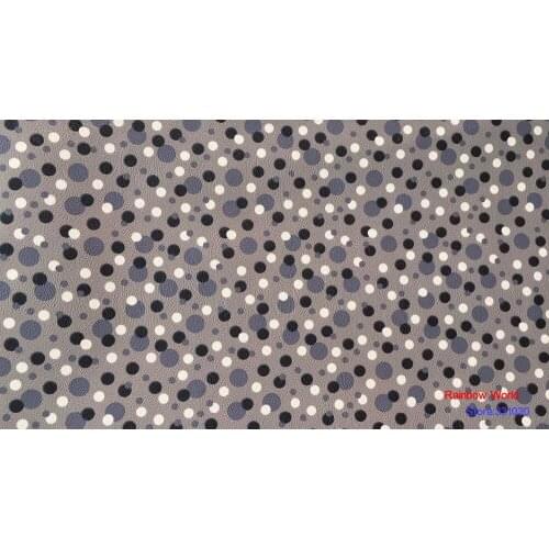 High Quality round dot pattern Faux PU Leather fabric for DIY sewing sofa table shoes bags bed material(1 yard)