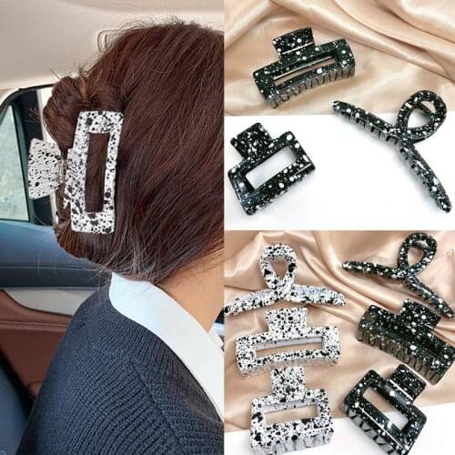 Fashional Plastic Barrette Crab Hair Claw Clip Large Hair Accessories For Women