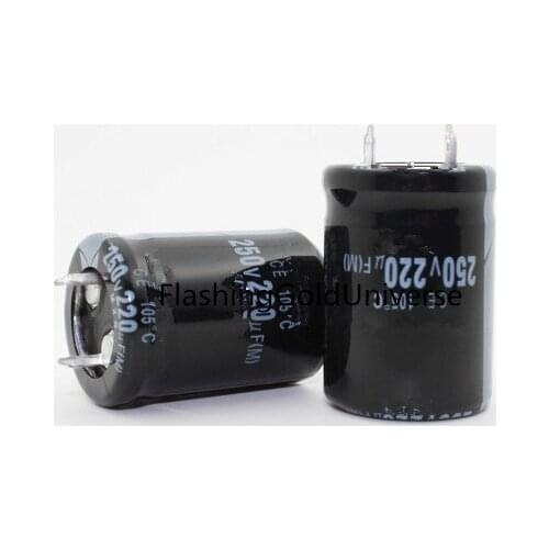 250V 220UF 220UF 250V Electrolytic Capacitor volume 25X25 best quality
