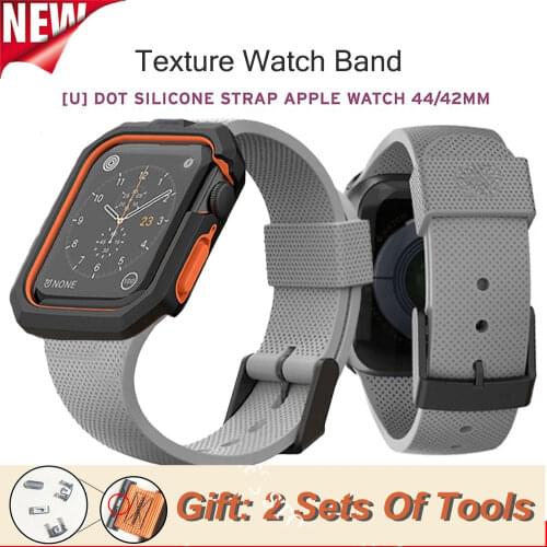 Soft Silicone Band for Apple Watch Series 6 5 4 3 2 SE 38MM 42MM for UAG Thin Strap iWatch 40MM 44MM Lady Women Sports Bracelet