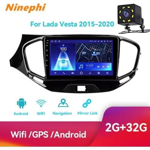 Android Auto Multimedia For Lada Vesta Cross Sport 2015 2016 2017-2020 Car Radio Stereo Audio Player Mirrorlink GPS Navigation