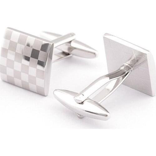 Free shipping Metal cufflinks arc brushed cufflinks male shirt sleeve button nail sleeve 2017 Hot Sale Fashion jewelry dad gift