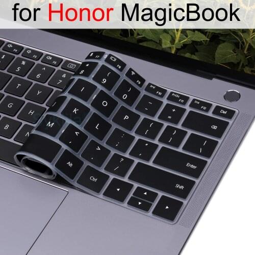 Keyboard Cover for Honor MagicBook 14 15 16 SE Pro 2019 Hunter V700 Laptop Notebook Black Protector Skin Case Film Silicone TPU