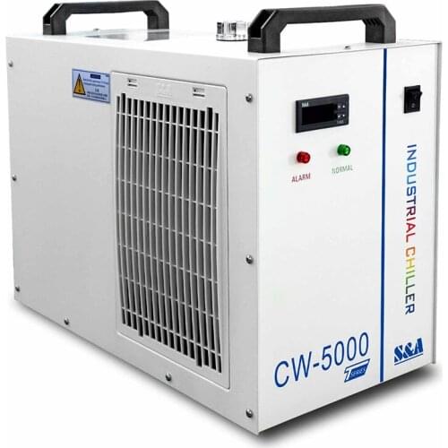 CW-5000TG/CW-5200TH industrial chiller, laser cutting machine, 220V engraving machine, water tank, spindle chiller