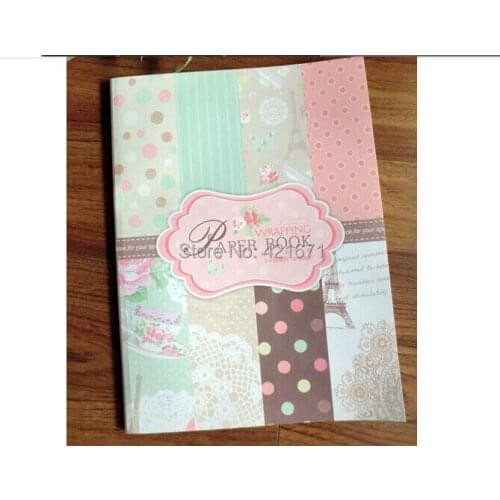 2015 DIY Decorative gift wrapping Paper Book 32sheet/set, pink polka dot pattern Scrapbooking Paper pack Set,origami,paper craft