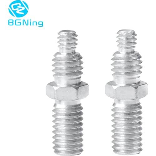 Metal Tripod Screw Converter Male Adapter W/ Screw 1/4 or 3/8 Three Conversion Dual-Purpose for Ball Head Tripod Monopod Camera