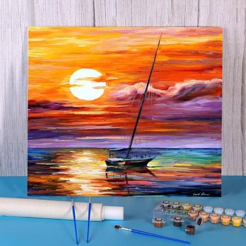 Far And Away Coloring By Numbers Painting Set Oil Paints 50*70 Oil Painting Decorative Paintings Crafts Adults Wholesale