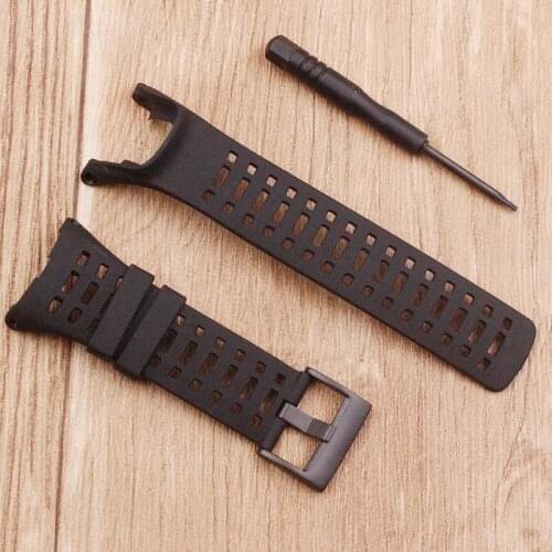 Watch accessories for Suunto AMBIT1 generation 2 generation 3 generation black rubber strap Mens watch band