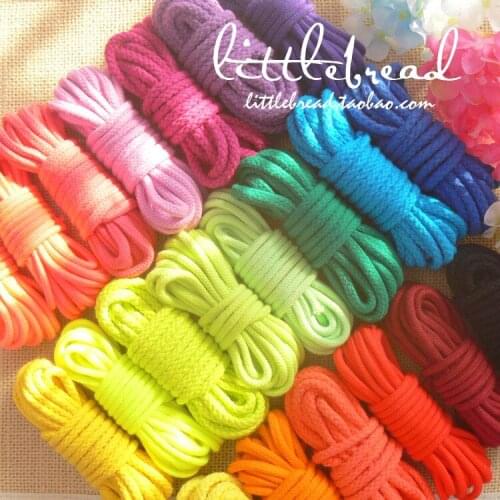 5mm 100% cotton Cords 8 strands of Rope DIY Jewelry Findings Accessories Handmade Woven String for Bag Craft Projects 72 meters