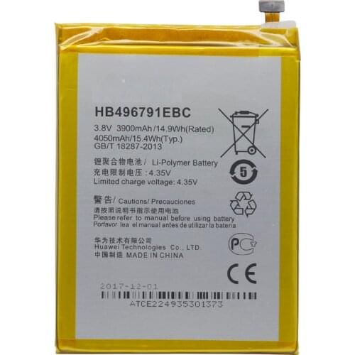 Replacement Phone Battery HB496791EBC for Huawei MATE 1 Ascend MT1-U06 MT2-L02 MT2-L05 3900mAh