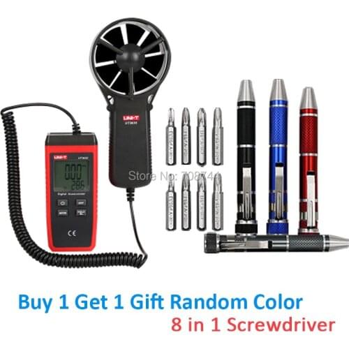 UNI-T UT363S Digital Portable Wind Speed Air Volume Measuring Meter Anemometer 30m/s LCD Electronic tachometer with Backlight