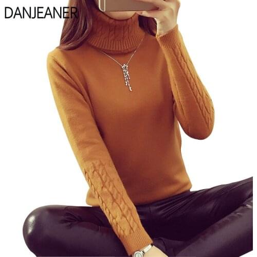 2016 Women Sweaters And Pullovers Hot Sweater Women Winter Turtleneck Sweater Twisted Thickening Slim Pullover Sweater