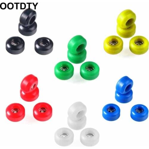 4 Pcs/Set Professional Urethane CNC Bearing Wheels for Wooden Fingerboard