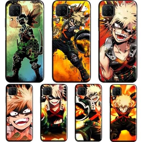 Bakugou My Hero Academia Case For Huawei P30 Pro P20 P40 Lite Mate 20 10 P Smart 2019 2021 Nova 5T Honor 8X 9X 10i