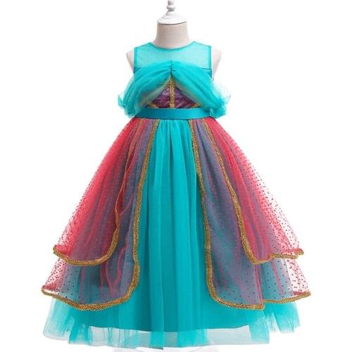 Melario Cute Dress for Girl Cosplay Queen Princess Costume Kids Halloween Clothes Children Birthday Carnival Fancy Party Clothes