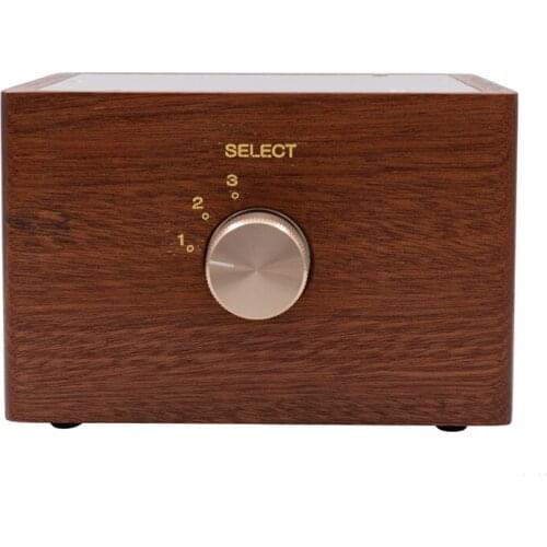 DINWEN 3 in 1 out lossless audio signal switcher, HIFI stereo passive multi-channel audio source selector