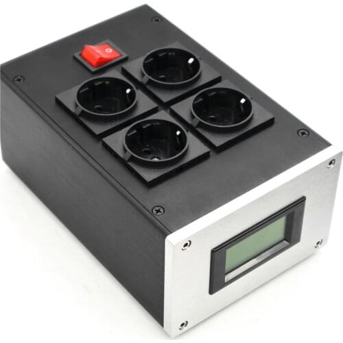 EU-XSP4A 4-position AC EU socket Audio Power Purifier filter power outlet European power socket for DAC tube Audio amplifier