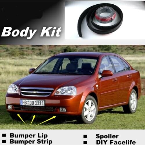 NOVOVISU For Chevrolet Nubira Bumper Lip Lips / Top Gear Shop Spoiler For Car Tuning / TOPGEAR Recommend Body Kit + Strip