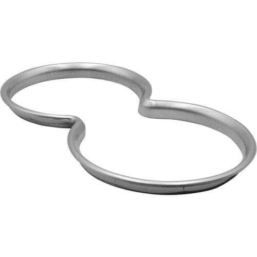 Chrome Interior Water Cup Holder Panel Cover Trim Fit for Renault Kadjar 2015