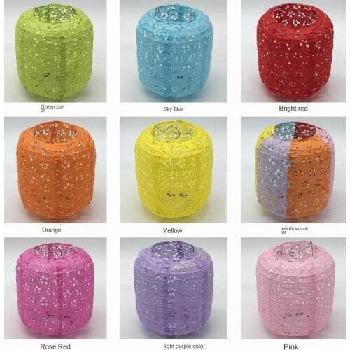 15cm 20cm Ellipse Chinese Hollow out Paper Lanterns Home birthday Party wedding party events decoration diy craft supplies