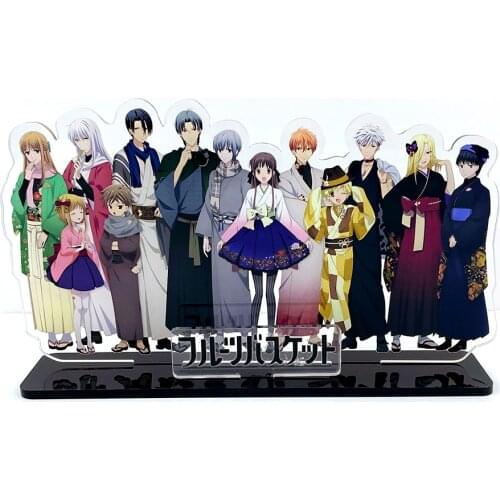 Fruits Basket Tooru Kyou Yuki Momiji Shigure Hatsuharu Saki Ayame Hatori HM acrylic stand figure model plate holder topper anime