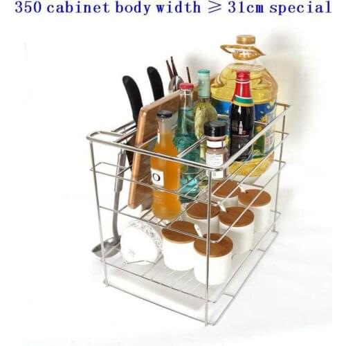 Mutfak Pantries Despensa Gabinete Pantry Organizer Stainless Steel Cozinha Cocina Kitchen Cabinet Cestas Para Organizar Basket
