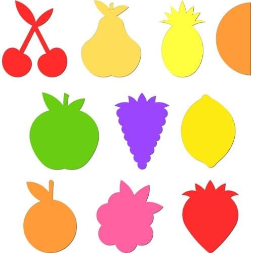 New Fruit Wooden Die Scrapbooking C3003 Cutting Dies Multiple Sizes Compatible With Most Die Cutting Machines