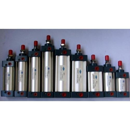 80mm Bore 250mm Stroke G3/8'' Port Size new SC Series Pneumatic Single Rod Double Acting Air Cylinder