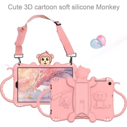 Suitablefor Samsung Galaxy Tab A 10.1 2019 SM-T510 T515 Cute Cartoon Silicone Cover Samsung T510 T515 Childrens Tablet PC Cover