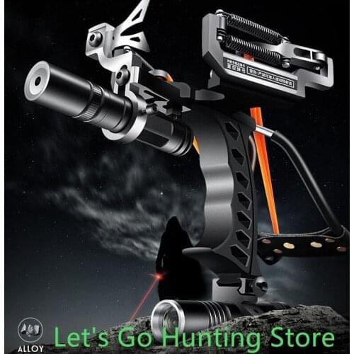 Professional hunting slingshot judge slingshot laser green dot aiming target sling shot with arrow rest accurate shot