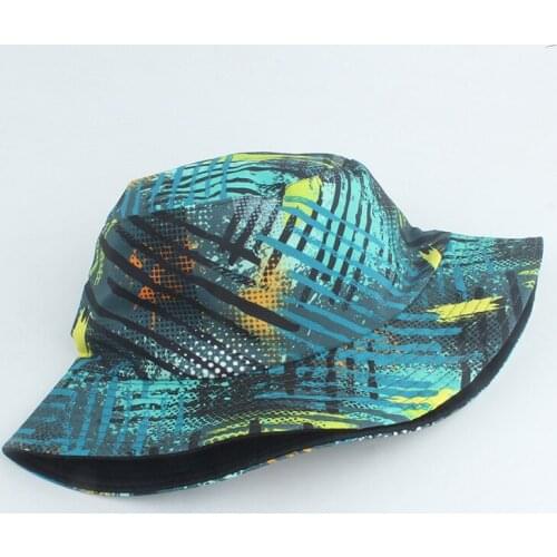 Bucket Hat Women Men Summer Sun Beach UV Protection Hiphop Blue Reversible Breathable Holiday Accessory Teenagers Outdoor Cap