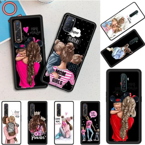 Baby Mom Girl dad super Cover for Oppo A9 2020 A52 A53 Find X2 X3 Lite Reno 3 F11 Ace A55 A93 A94 A74 4 Pro 5G Cell Phone Case