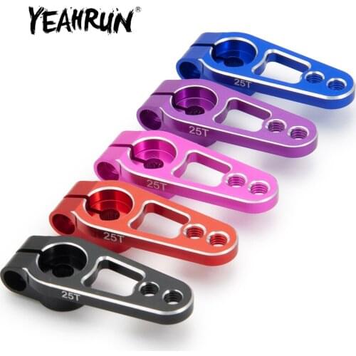 Aluminum 25T Servo Horn Arms 25 Teeth Spline M3 Clamp Steering for Futaba Savox Power HD Motors Sakura D4 RC Drift Car Parts