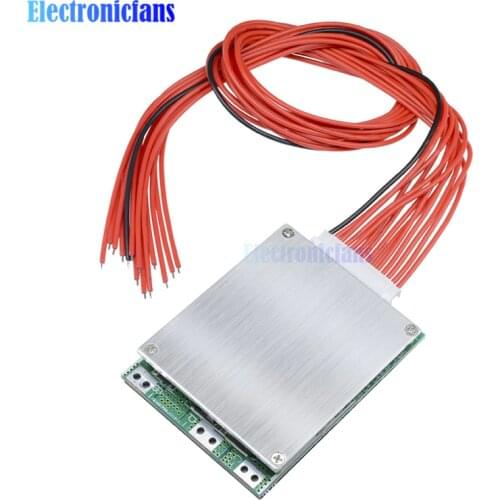 13S 35A 48V Li-ion Lithium 18650 Battery Pack Protection Board With Cell BMS PCB Protection Balance Integrated Circuits Board