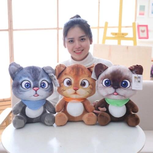 20cm Mini Cute Plush Cat Toys Stuffed Plush Animals Cartoon Cat Doll Toys Kids Toys Girls Toys christmas present lovely