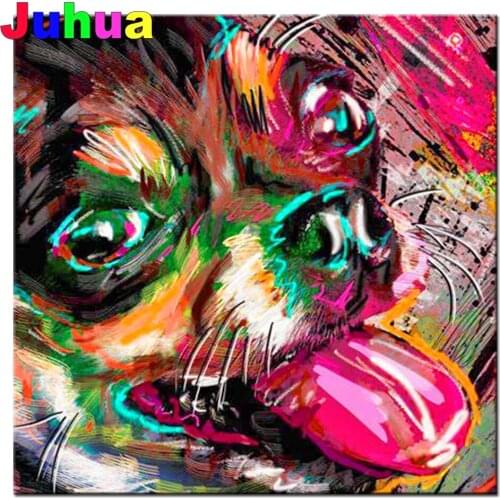 5d diy Diamond Painting Chihuahua Dog Full square Round picture of rhinestone Mosaic embroidery Diamond Cute Pet Puppy Art