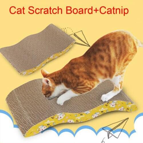 Big Cat Toy Climbing Frame Cat Toy Scratching Corrugated Board Grinding Claw Plate Catnip News