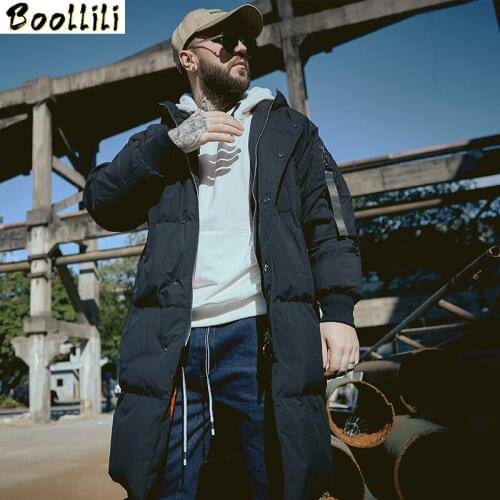 Boollili Winter Coat Men 90% White Duck Down Jacket Korean Fashion Plus Size Puffer Jacket Men Warm Parka Doudoune Homme