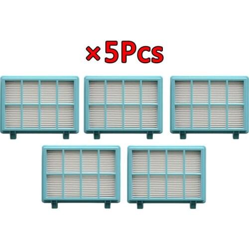5Pcs Vacuum Cleaner Replacement Parts Hepa Filter For Philips FC5832 FC8010 FC9576 FC5838 FC5988 FC9331 Vacuum Cleaner Filter