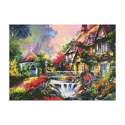FJ165 For Needlework Kit NOT PRINTED Cross stich Painting Set Cross Stitch Kits Cross-stitch Embroidery Set Stitch Kits Cross