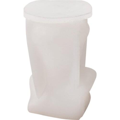 Davids Head Flowerpot Mold 3D Resin Epoxy Mould DIY Craft Soap Molds Home Decor 94PA