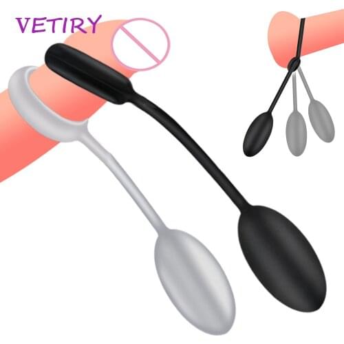 Foreskin Corrector for Men Delay Ejaculation Penis Exercise Penis Hanger Ball Sex Toys for Male Adult Products Daily/Night