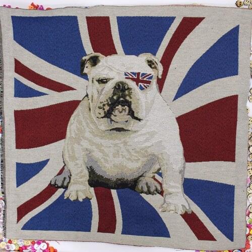 Mats Yonago Pattern Bulldog Fabric DIY Cloth Sewing Tilda Fabrics Patchwork Tissue Home Textile Woven Telas Tecido