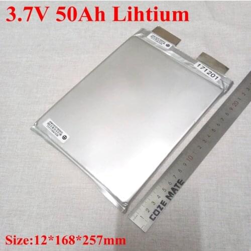 3.7V 50Ah Battery Li-polymer 50ah Bateria for DIY Lithium 12v Battery 24V 36V 50ah Electric Motorcycle Car Sightseeing Coach EV