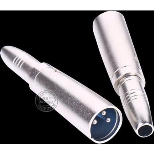 Copper core 6.5 large three-core microphone sound balance Kannon adapter 6.35 mm mother transfer Kannon conversion plug