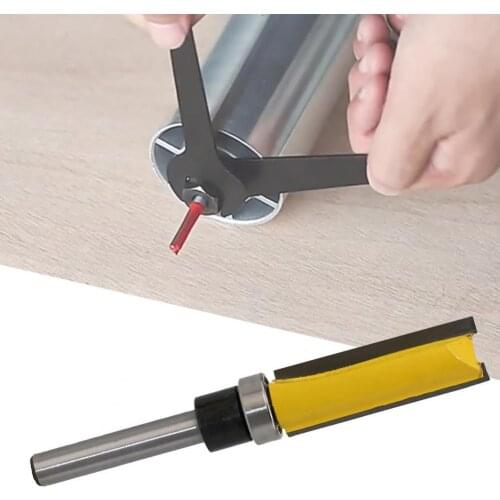 Reliable 1/4 Router Bit High Hardness Corrosion Resistant Hard Alloy Carving Cutting Bit for Wood Accessories Tools Supplies