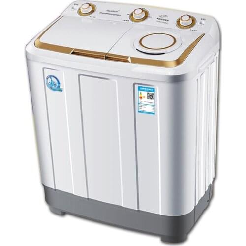 Washing machine semi-automatic household large capacity 6.2 kg double barrel double cylinder bar old dormitory small mini dryer