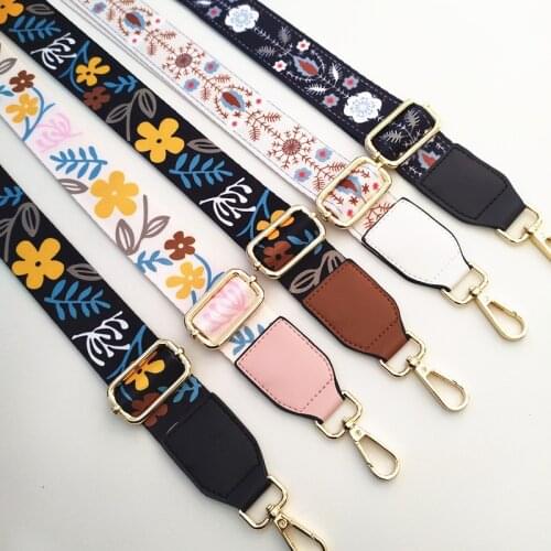 Adjustable Bag Strap for Handbag Cross Body Nylon Wide Shoulder Strap Belt Replacement DIY Handles Accessories Bag Part