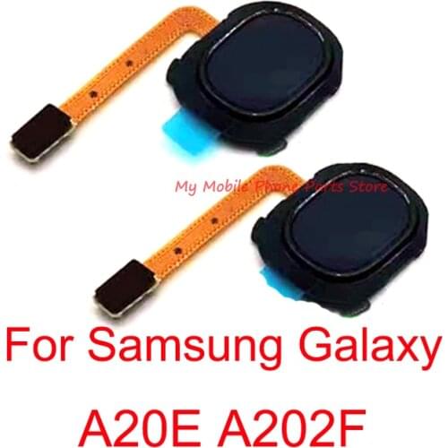 Fingerprint Scanner Flex Cable For Samsung Galaxy A20E SM-A202F A202DS Return Back Home Menu Button Flex Cable Spare Parts